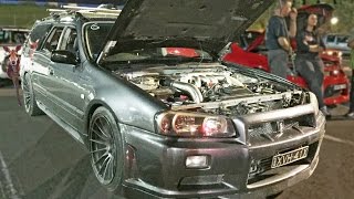 TURBO V8 Stagea The DOUBLE UNICORN [upl. by Yelbmik426]