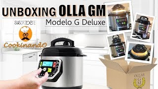 ¿COMO FUNCIONA LA NUEVA OLLA GM G DELUXE UNBOXING COMPLETO [upl. by Noirad569]