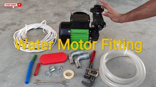 Water Pump Installation  water pump  पानी की मोटर कैसे फिटिंग करे  Step By Step Details [upl. by Viridis]