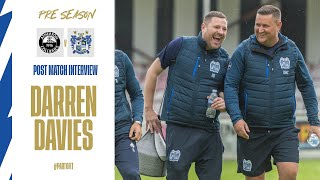 Darren Davies  PRESEASON  Atherton Collieries  Post Match Interview  Bury FC [upl. by Leopold]