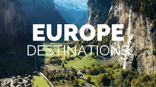 25 Most Beautiful Destinations in Europe  Travel Video [upl. by Leumel93]