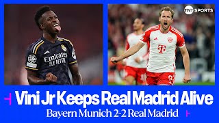 Vinicius Junior rescues Real Madrid at the Allianz Arena  Bayern Munich 22 Real Madrid UCL [upl. by Mines185]