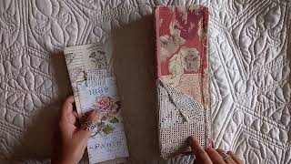 Lets AlterA Breadstick Box Junk Journal junkjournal alteredart [upl. by Alihs]