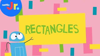 What Is A Rectangle  Shape Songs with the StoryBots  Netflix Jr [upl. by Atikkin]