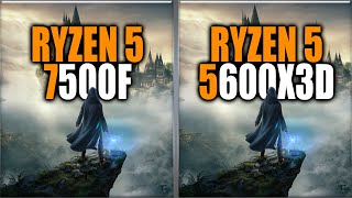 Ryzen 5 7500F vs 5600X3D Benchmarks  Tested in 15 Games and Applications [upl. by Rakel]