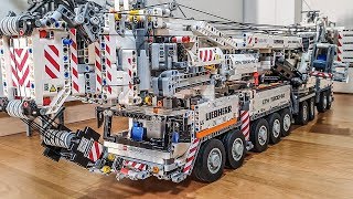 Lego Technic Liebherr LTM 11200 Crane Details MOC by Jeroen Ottens [upl. by Mcmaster]