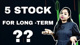 5 stock for long term portfolio    best share for long term at buying price [upl. by Nayhr]