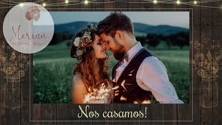 VÍDEO INVITACIÓN PARA BODA 2024 MODELO RUSTICO Y ROMANTICO [upl. by Aken]