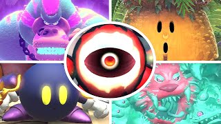 Kirby and the Forgotten Land  All Bosses  Secret Bosses No Damage [upl. by Prissy]