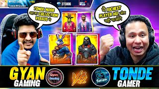 Gyan Bhai GyanGaming Challenged me For Collection Battle 😱 Unbelievable Result  Tonde Gamer [upl. by Ellinej259]