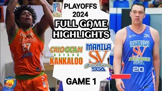 7978 PLAYOFFS  MPBL HIGHLIGHTS  CALOOCAN vs MANILA  GAME 1 NORTH QUARTER FINALS  OCT 5 2024 [upl. by Dayiz]