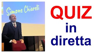 Simone Chiarelli QUIZ IN DIRETTA [upl. by Anawik145]