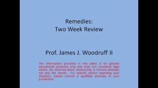 Remedies Review 1 [upl. by Thibaut24]