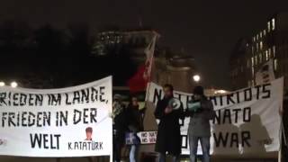 Proteste Keine Bundeswehr amp Patriot Raketen in die Türkei  141212 [upl. by Ettennaej]