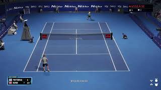 Tsitsipas S vs Rune H ATP Nitto 23  AO Tennis 2 Gameplay aotennis2 wolfsportarmy [upl. by Bautista849]