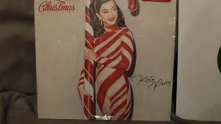 Katy Perry Cozy Little Christmas Amazon Ltd Edition Red 7quot Vinyl Unboxing [upl. by Lugar]