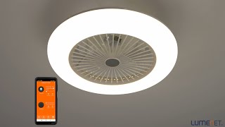 Ledvance Smart WIFI controllable fan LED lamp white [upl. by Deerdre]