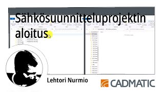 Sähkösuunnitteluprojektin aloitus  CADMATIC Electrical 2024 [upl. by Adivad]