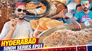 Hyderabad ka Nashta aur Biryani  Clock Tower Market  Sindh Series Ep01  Street Food PK [upl. by Lang634]