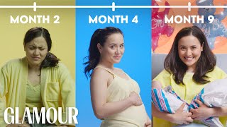 This is Your Pregnancy in 2 Minutes  Glamour [upl. by Bondon]