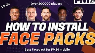 The BEST Facepack For Football Manager 24 Mobile fm24 fm24mobile [upl. by Fretwell]