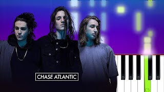 Chase Atlantic  Okay Piano Tutorial [upl. by Cardie633]