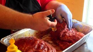 How To Inject Pork Butts BBQ  Pork Butt Recipe [upl. by Ellenhoj975]