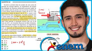 ENEM 2016  Durante a primeira fase do projeto de uma usina de geração de energia elétrica os engen [upl. by Georgeanne799]