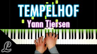 Yann Tiersen Tempelhof piano cover [upl. by Enohpesrep]