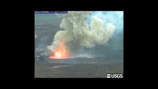 50315 USGS Halemaumau Vent Explosion [upl. by Darnoc412]