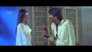 Drunken Varada Dreaming About Girl At Night  Prashanth  Orata I Love You Kannada Movie Scene [upl. by Nnyltiac]