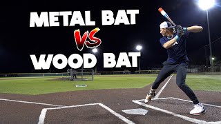 How much hotter is a METAL BAT than a WOOD BAT  Baseball Bat Bros feat PJ Morlando [upl. by Mandi]