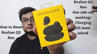 Realme buds Q2 neo one side not working  Realme earbuds Q2 neo common issue [upl. by Ryhpez525]