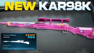 The NEW KAR98K SNIPER in Warzone 3 1 SHOT [upl. by Nirual]