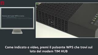 Collegamento WIFI tra TIMBOX e TIMHUB con WPS [upl. by Harret180]