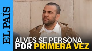 Alves comparece por primera vez para certificar que no ha huido ante la Audiencia de Barcelona [upl. by Anirtep]