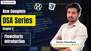 FlowChart Introduction  DSA Series  Chapter 1 [upl. by Cohbert]