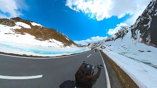 Südtirol Motorradtour 2023 Flüelapass 2383m Harley Sportster 1200 XL Custom [upl. by Elleira283]