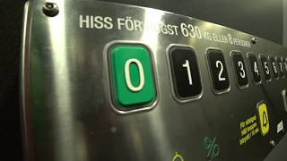 Sweden Stockholm Huddinge Centrum Sjödalsvägen 14 HISS ELTEKNIK elevator [upl. by Oflodur]