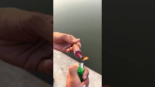 Ganga jamuna testing in water shorts crackers diwali experiment [upl. by Adnohsad]