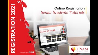 UNAM online registration Tutorial Senior Students [upl. by Cuyler]