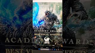 Godzilla Minus One Nominated for Best VFX Oscar godzilla oscars godzillaminusone [upl. by Ulani773]