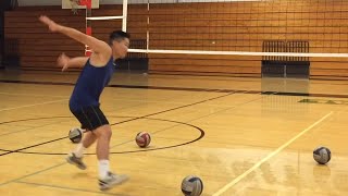 Improve Spiking TIMING part 12  How to SPIKE a Volleyball Tutorial [upl. by Lleneg]