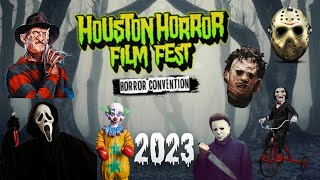 Houston Horror Film Fest Horror Convention 2023 [upl. by Aneeled]