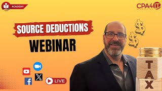 Source Deductions Webinar [upl. by Yenahs]