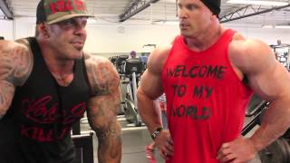 Rich Piana and Big Con Killin shoulders 5ers for life [upl. by Marijn214]