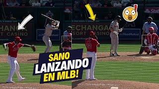 Increible Miguel Sano Debuta Como Lanzador En MLB l Miren Como Tiro [upl. by Ifar]