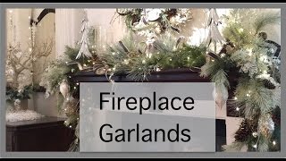 Christmas Decorations  Fireplace Garland [upl. by Shaya98]