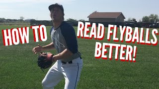 How to Read Flyballs Better  Baseball Outfield Drills [upl. by Towney]