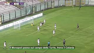 Il Monopoli passa sul campo della Turris frena il Catania [upl. by Keligot]